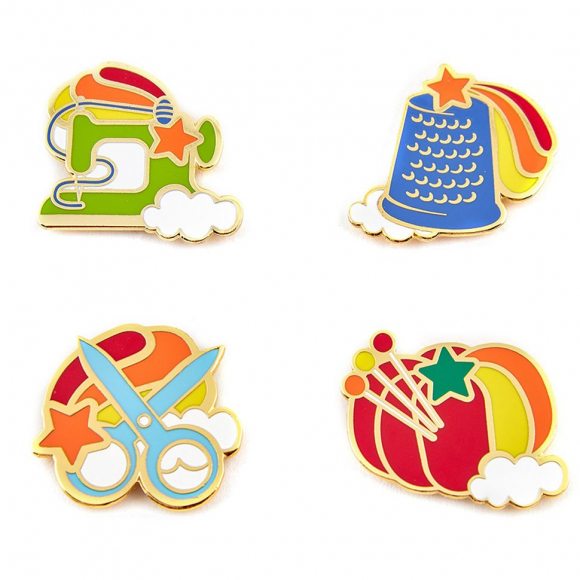 177242_Игольница магнитная "Вышивальные помощники", набор на магнитном дисплее