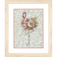Набор для вышивания DIMENSIONS арт.DMS-70-35409 Цветочный фламинго 23х30 см Набор для вышивания DIMENSIONS арт.DMS-70-35409 Цветочный фламинго 23х30 см