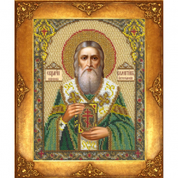 Набор для вышивания бисером РУССКАЯ ИСКУСНИЦА арт.389 БИ Св.Валентин 18х22,5 см