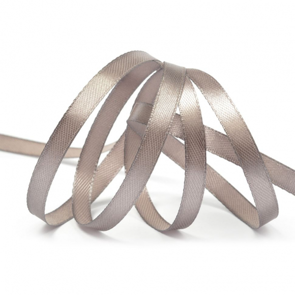 Лента атласная 6мм цв.3169 серый IDEAL уп.27,4 м