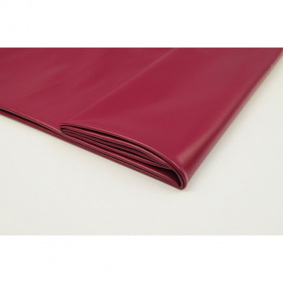 Кожа на трикотаже 240 г кв.м полиуретан 60% полиэстер 40% шир.140 см арт.Т.2509.09 цв.09 вишневый уп.25м Кожа на трикотаже 240 г кв.м полиуретан 60% полиэстер 40% шир.140 см арт.Т.2509.09 цв.09 вишневый уп.25м