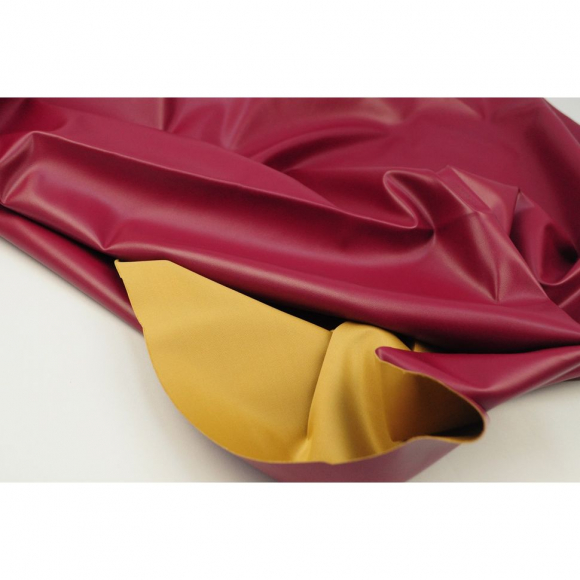 Кожа на трикотаже 240 г кв.м полиуретан 60% полиэстер 40% шир.140 см арт.Т.2509.09 цв.09 вишневый уп.25м Кожа на трикотаже 240 г кв.м полиуретан 60% полиэстер 40% шир.140 см арт.Т.2509.09 цв.09 вишневый уп.25м