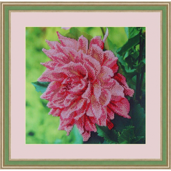 Набор для вышивания бисером GALLA COLLECTION арт.Л 315 Георгин 28х26 см