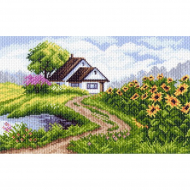 Рисунок на канве МАТРЕНИН ПОСАД арт.28х37 - 1406 Летний день