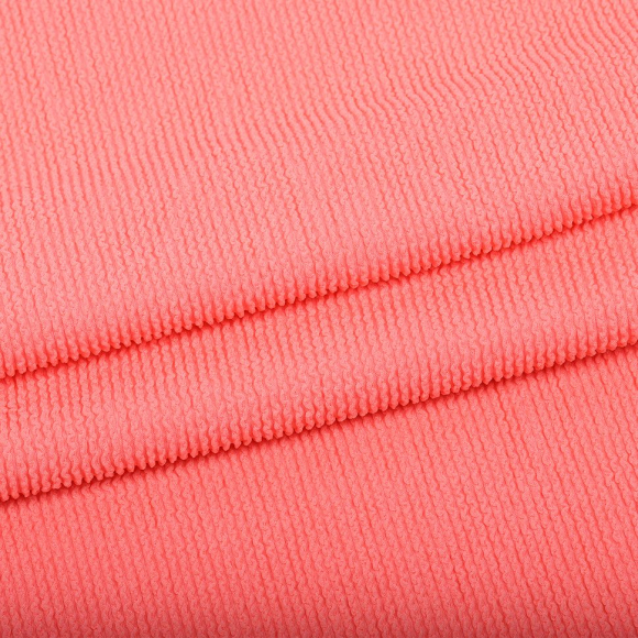 Ткань трикот. Бифлекс жатка арт.TBY-JB-02 490г/м? 92% ПЭ 8% спандекс шир.80см цв.2 розовый рул.57м