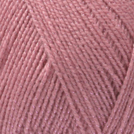 Пряжа для вязания ПЕХ Мерцающая (96% акрил, 4% метанит) 5х100г/430м цв.085 розовая дымка