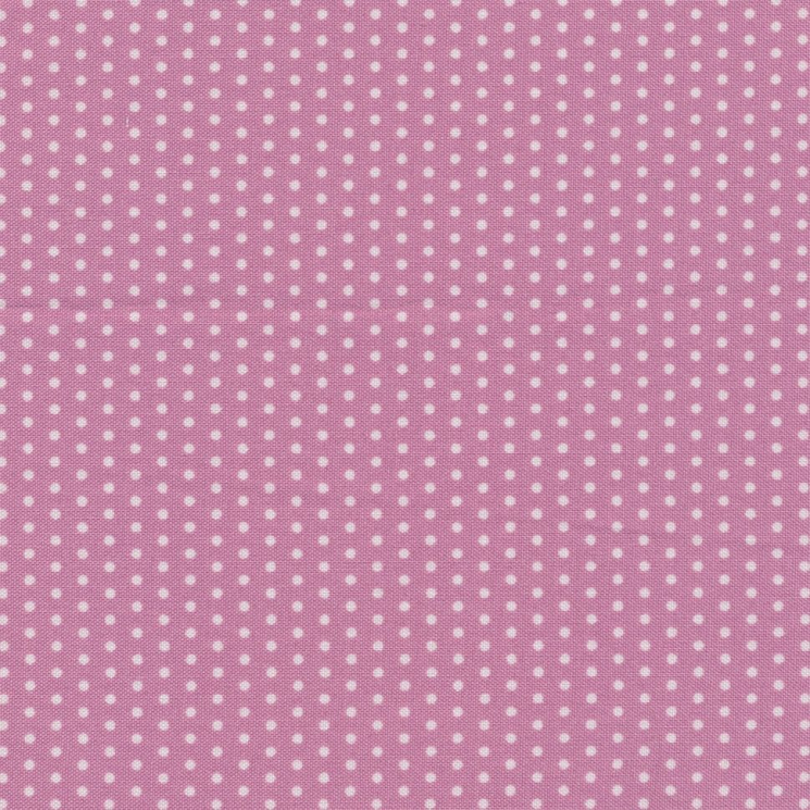 Ткани для пэчворка в рулонах БАБУШКИН СУНДУЧОК 112 см 100% хлопок (в метрах) БС-29 кр.горох ярко-розовый