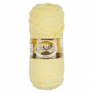 Пряжа ADELIA MIMI (100% полиэстер) 5х100г/80м цв.15 бл.желтый