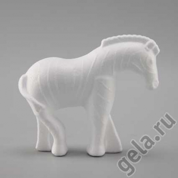 51208_Форма из пенопласта для хобби "Зебра", 11 х 14 см