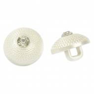 Пуговицы пластик TBY.QYA23 цв.белый 18L-11мм, на ножке, 200 шт