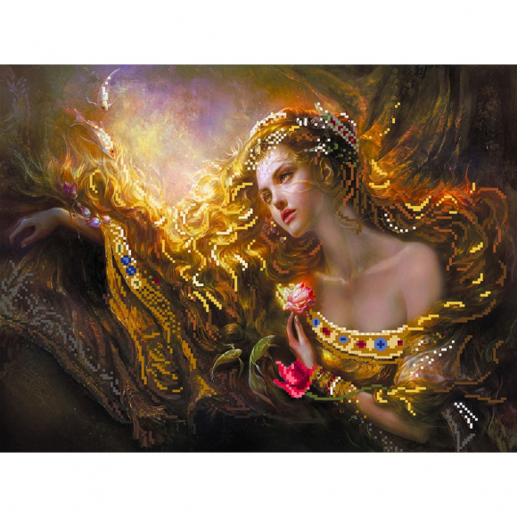 Рисунок на шелке МАТРЕНИН ПОСАД арт.37х49 - 4214 Стихия