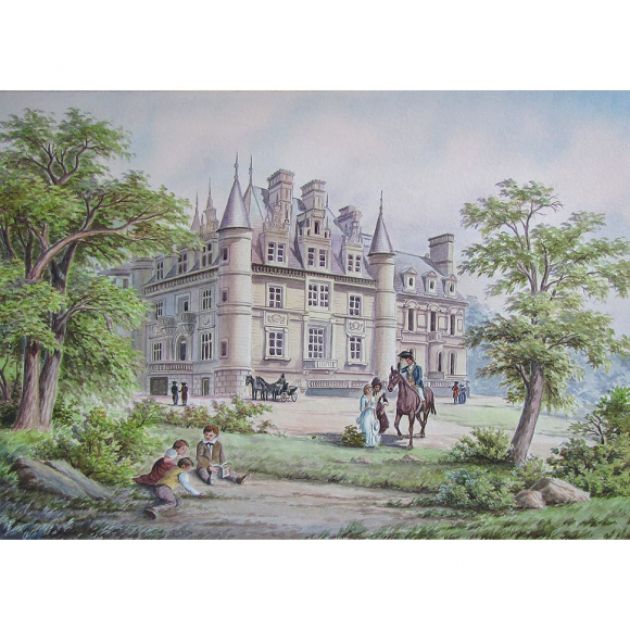 Пазл ФРЕЯ арт.PZL-1500/12 Дворцовый сад 47,5х67 см