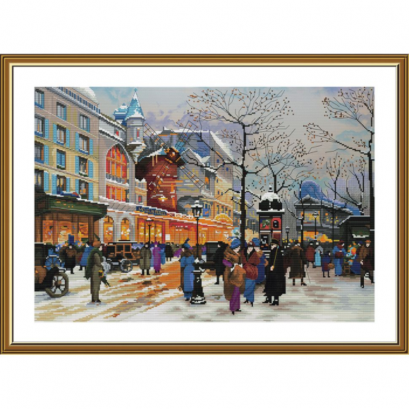 Набор для вышивания мулине НОВА СЛОБОДА арт.СР3316 Легенды Парижа.Мулен Руж 46х32 см Набор для вышивания мулине НОВА СЛОБОДА арт.СР3316 Легенды Парижа.Мулен Руж 46х32 см