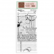 187847_Трафарет "Create Happiness book" серии Mix Media 3D эффект