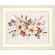 Набор для вышивания LANARTE арт.PN-0008051 Appelblossom 49х39 см