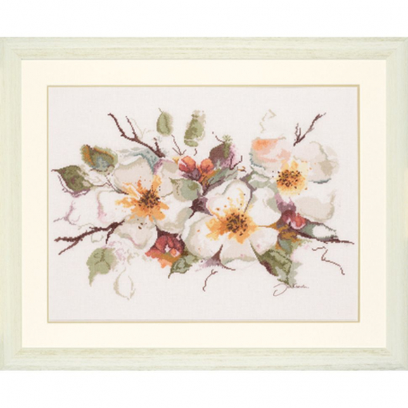 Набор для вышивания LANARTE арт.PN-0008051 Appelblossom 49х39 см