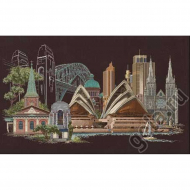 Набор для вышивания THEA GOUVERNEUR арт.480.05 Сидней 79х50 см