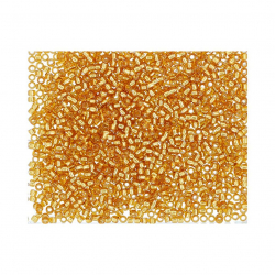 Бисер Япония "TOHO" 15/0  круглый 2  1.5 мм 5 х 5 г №0022С т.золотистый