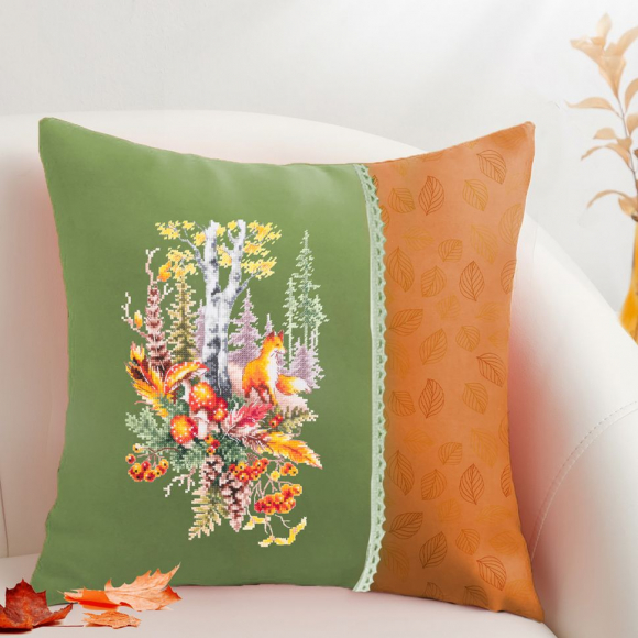 Набор для вышивания ЧУДЕСНАЯ ИГЛА арт.200-018 Дух осеннего леса 17x27 см