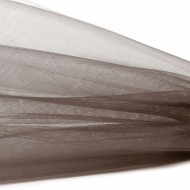 Еврофатин мягкий матовый Hayal Tulle арт.HT.S шир.300см, 100% полиэстер цв.49 уп.50м - коричневый