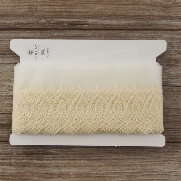 185658_Кружево-вышивка на тюле, 45 мм