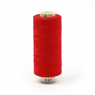 Нитки Dor Tak бытовые 40/2 полиэстер 366м цв.137 красный