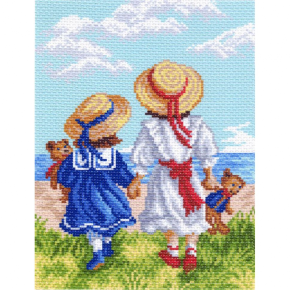 Рисунок на канве МАТРЕНИН ПОСАД арт.28х37 - 1337-1 Две подружки Рисунок на канве МАТРЕНИН ПОСАД арт.28х37 - 1337-1 Две подружки