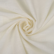 Ткань льняная 190 г/м? лен 40%, вискоза 60% шир.140 см арт.TBY.Li.1002.01 цв.01 экрю рул.20м