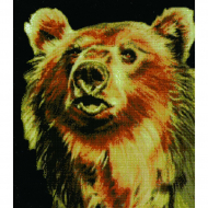 7006_Набор для вышивания "Гризли"