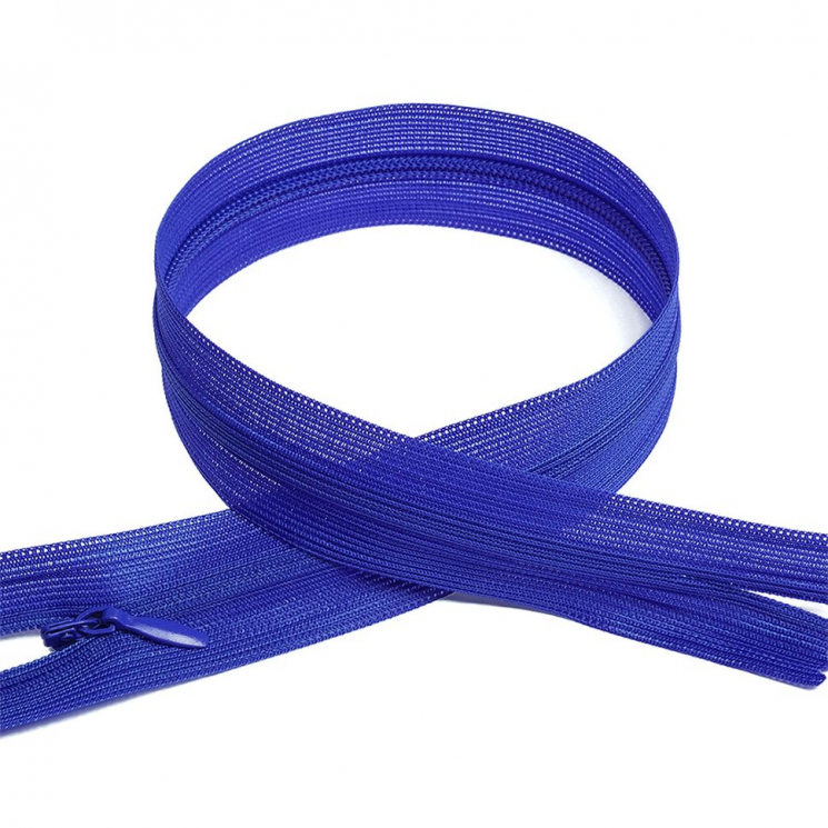 Молния MaxZipper пласт. потайная №3 50см н/р цв.F340 васильковый уп.50шт