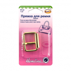 156957_Пряжка для сумочного ремня, с язычком, 30 мм
