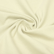 Ткань рибана  гл/крашеный, 215г/м?  95% хл 5%эласт  чулок 80-90см арт.ШН-215955-13 цв.экрю рул.15-80