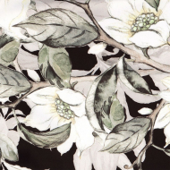 Ткань шелк Армани креп 90 г/м? 97% полиэстер, 3% лайкра шир.148 см арт.T.0297.3 цв.03 черный рул.25м