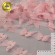Кружево 3D арт.TBY.1313 Бабочки цв.02 нежно-розовый, уп.9,14м