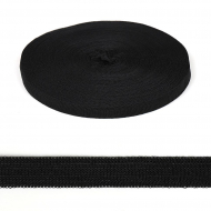 Тесьма вязаная окантовочная 14мм арт.01с2081 цв.черный уп.30м Тесьма вязаная окантовочная 14мм арт.01с2081 цв.черный уп.30м