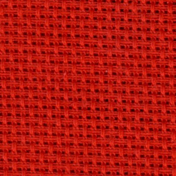 Канва для вышивания средняя №563 (465) (10смх55кл) (100%Хл) шир.150 см цв.красный уп.5м