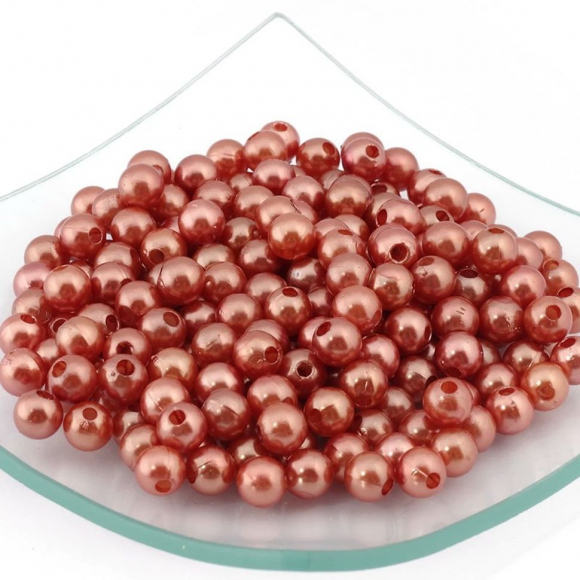 Бусины MAGIC HOBBY круглые перламутр 8мм цв.156 терракотовый уп.50г (220 шт) Бусины MAGIC HOBBY круглые перламутр 8мм цв.156 терракотовый уп.50г (220 шт)