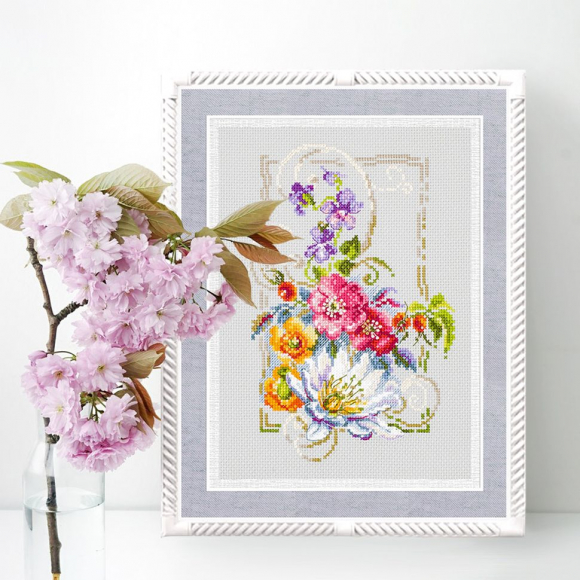 Набор для вышивания ЧУДЕСНАЯ ИГЛА арт.100-163 Счастливого июля 15х21 см Набор для вышивания ЧУДЕСНАЯ ИГЛА арт.100-163 Счастливого июля 15х21 см