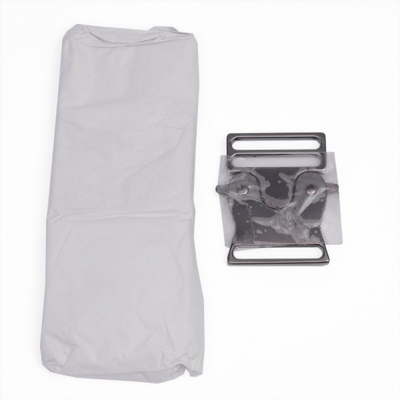 Пряжка-фастекс металл 38мм TBY-E1306 59x43мм цв. черный никель уп.6шт