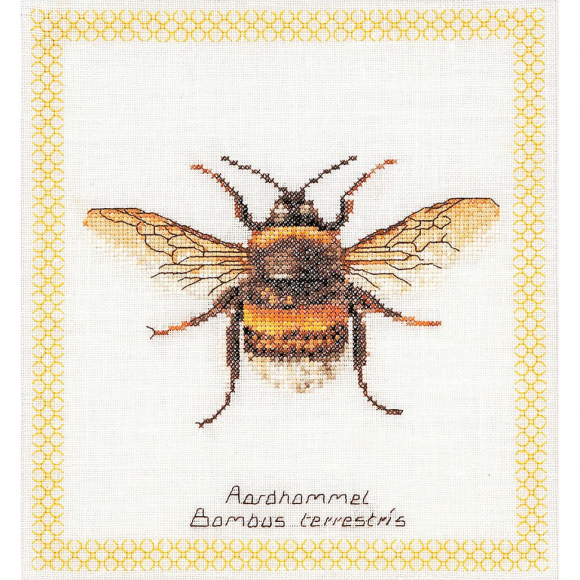 Набор для вышивания THEA GOUVERNEUR арт.3018 Шмель 20х21 см