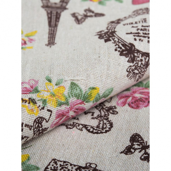 Ткань Лен, арт.TBY-DJ-11, 140г/м?, 30% лен 70% хлопок, шир.150см, уп.3м