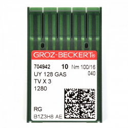 Игла для промышленных швейных машин Groz-Beckert UY128GAS R/1280/149X3  №100 уп.10 шт. арт.704942