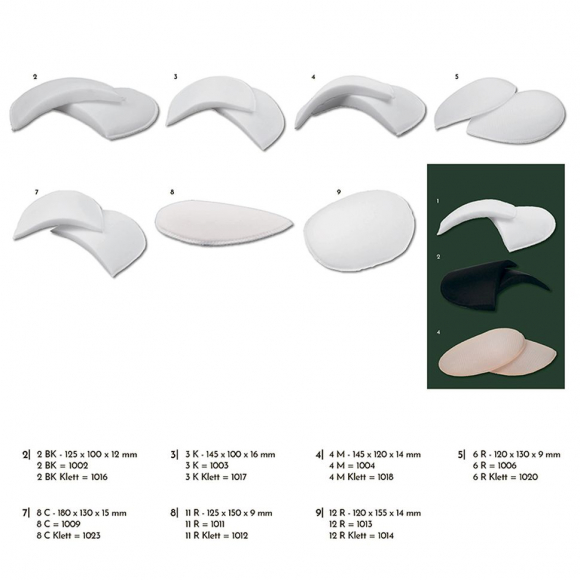 177853_Подплечники на липучке бежевые 177853_Подплечники на липучке бежевые