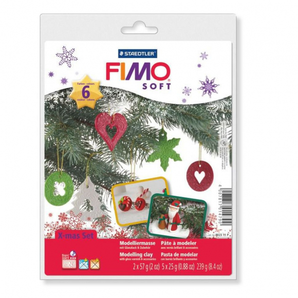 FIMO Soft набор для создания декораций Рождество арт.8023 11 P