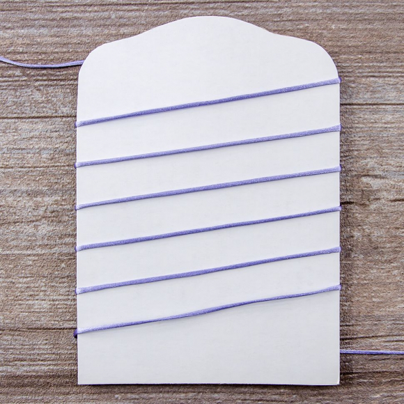 Шнур атласный мини-рулон, 1,5 мм, 4,5 м, цвет 08, сиреневый