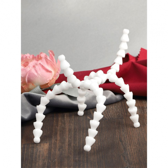 Скелет для игрушки с хвостом 23 см, передние лапы 7 звеньев 8см  задние лапы 9 звеньев -10см