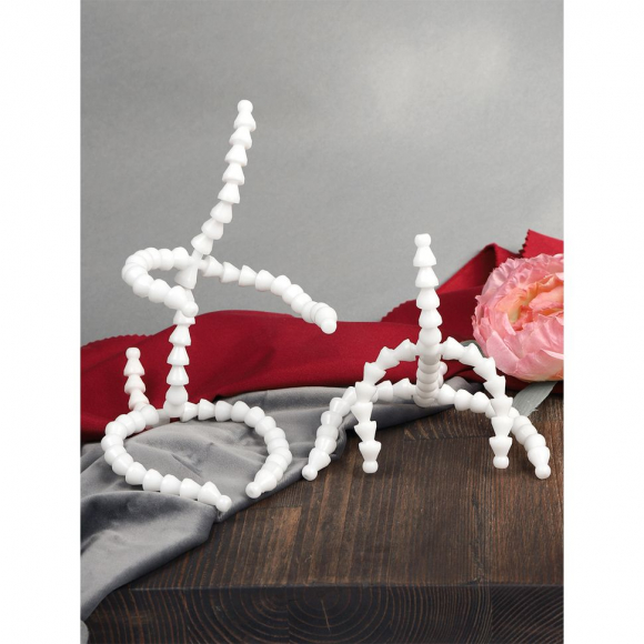 Скелет для игрушки с хвостом 23 см, передние лапы 7 звеньев 8см  задние лапы 9 звеньев -10см