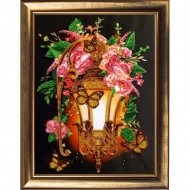 Набор для вышивания BUTTERFLY арт. 130 Цветочный фонарь 36х27 см Набор для вышивания BUTTERFLY арт. 130 Цветочный фонарь 36х27 см