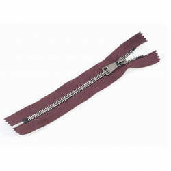 Молния трактор №5 Premium два замка 90см никель D048 бордо