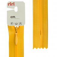 30842_Молния потайная неразъемная, Т3, 60 см, цвет 2307, тыквенный светлый